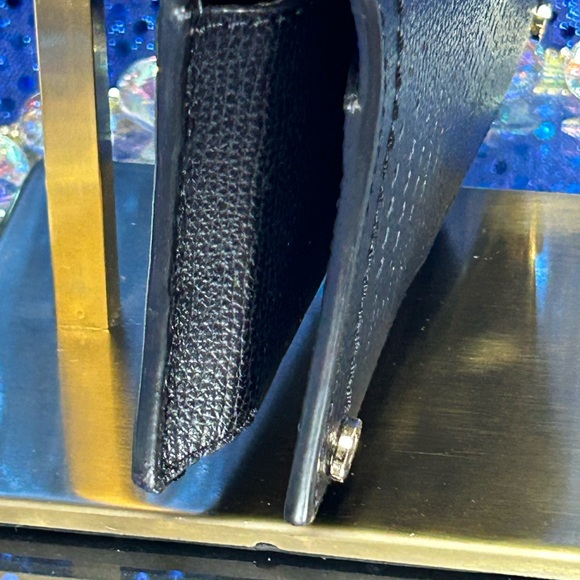 Henri Bendel Black Crossbody Clutch w/Rainbow Stud Accents Approx.. 7 x 4 - Picture 4 of 17